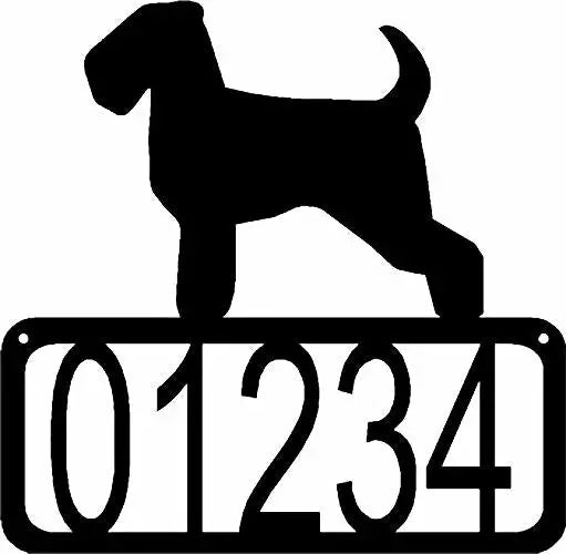 Wheaten Terrier Dog House Address Sign - The Metal Peddler Address Signs address sign, breed, Dog, House sign, Personalized Signs, personalizetext, porch, Wheaten Terrier