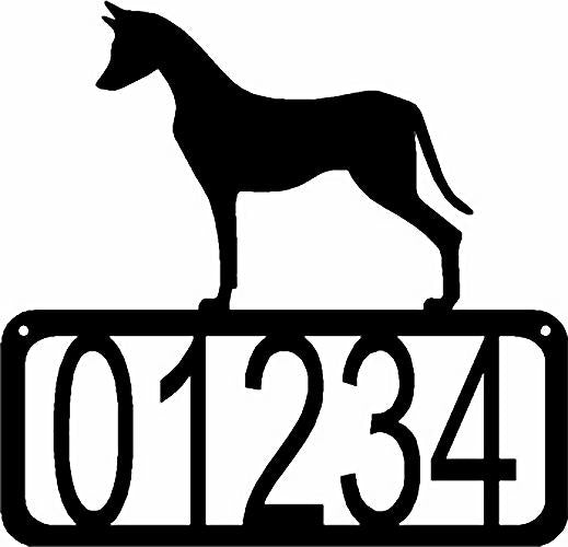 Xoloitzcuintli Dog House Address Sign - The Metal Peddler Address Signs address sign, breed, Dog, House sign, Personalized Signs, personalizetext, porch, Xoloitzcuintli