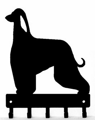 Afghan Hound Dog Key Rack/ Leash Hanger - The Metal Peddler Key Rack Afghan Hound, breed, Breed A, Dog, key rack, leash hanger