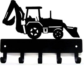 Backhoe Key Holder - The Metal Peddler Key Rack auto, automobile, key rack, trades, transportation, vehicles