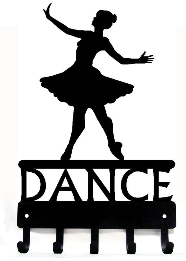 Dance Key Rack Ballerina Dancer Custom Name Key Holder | The Metal Peddler