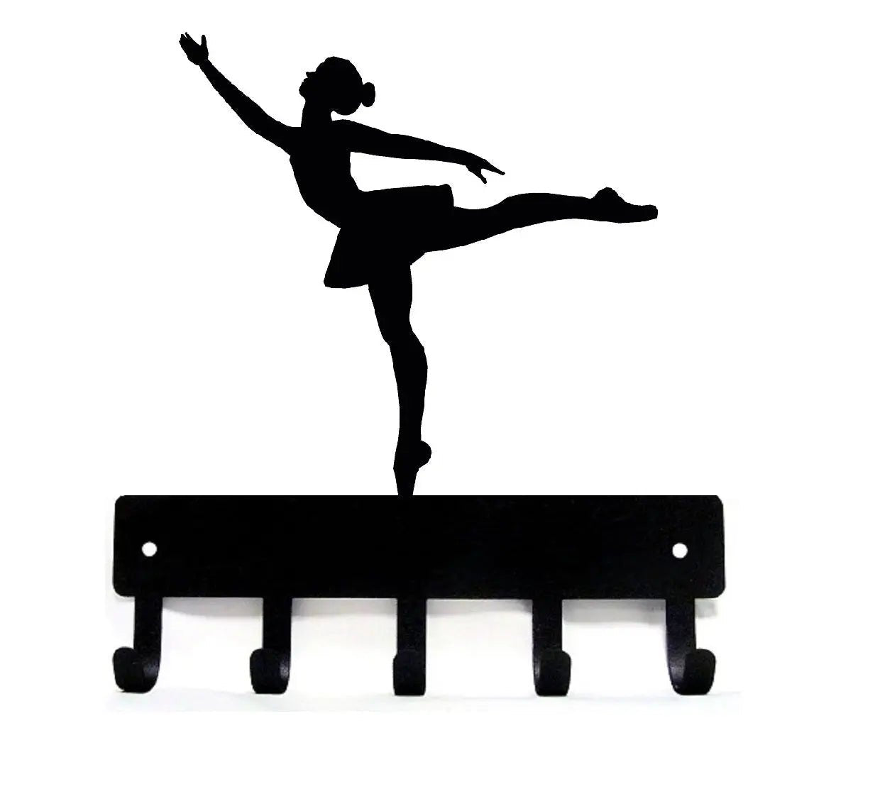 Ballet Key Rack Ballerina #3 Dance Medal Hanger / Key Rack | The Metal Peddler