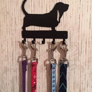 Basset Hound Dog Key Rack/ Leash Hanger - The Metal Peddler Key Rack Basset Hound, breed, Breed B, Dog, key rack, leash Hanger