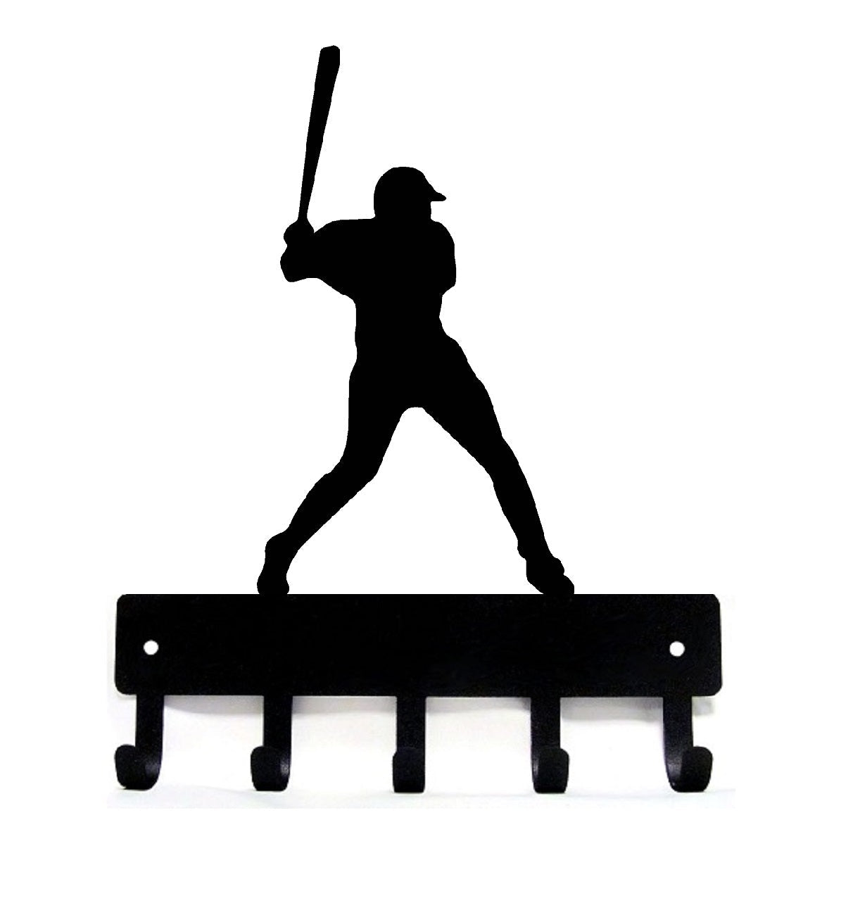 Baseball Batter Key Holder - The Metal Peddler Key Rack baseball, key rack, Medal Hanger, medal rack, sport