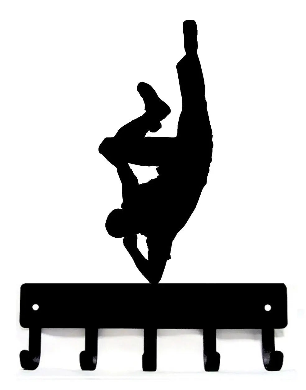 Breakdancer #1 Dance Medal Hanger / Key Rack | The Metal Peddler