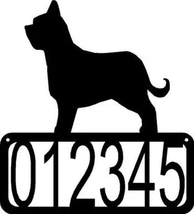 Briard Dog House Address Sign - The Metal Peddler Address Signs address sign, breed, Breed B, Briard, Dog, House sign, Personalized Signs, personalizetext, porch