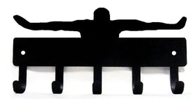 Butterfly swimmer Key Rack - The Metal Peddler Key Rack key rack, medal hanger, sport hooks, sports, swimming