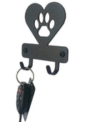 Mini Heart Cat Paw- Key Rack - The Metal Peddler Key Rack cat, key rack, mini kr, not-dog