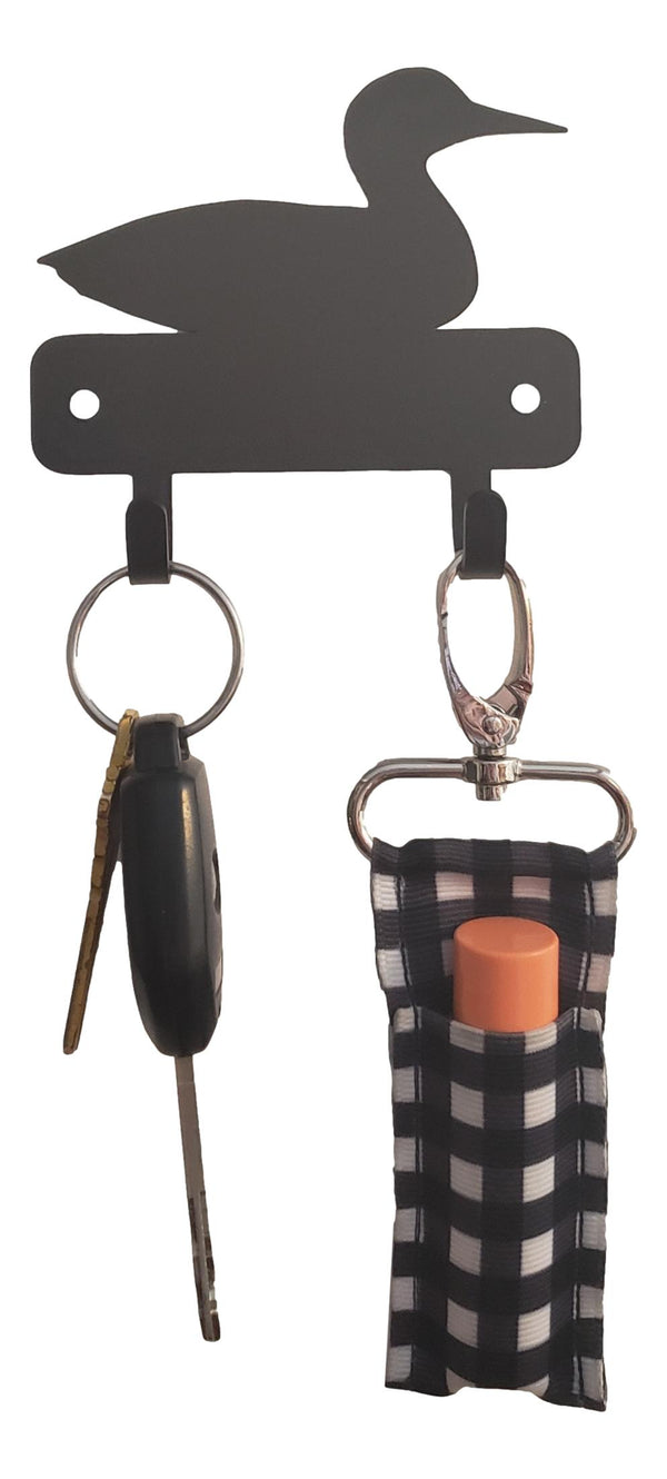 Duck Mini Key Rack with 2 hooks - The Metal Peddler Key Rack farm, key rack, mini kr, wildlife