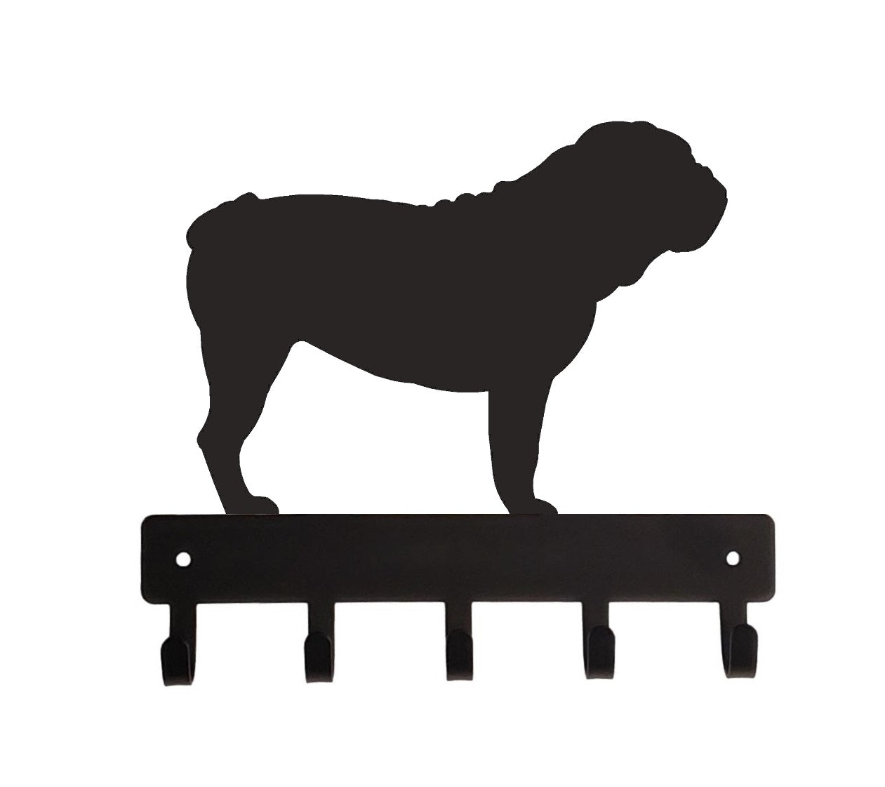 English Bulldog Dog Key Rack/ Leash Hanger - The Metal Peddler Key Rack breed, Breed B, Breed E, Bulldog, Dog, English Bulldog, key rack, leash hanger