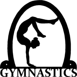 Gymnastics Arch sign - The Metal Peddler Gymnastics