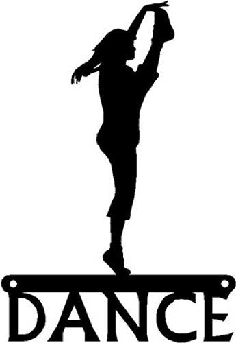 Dance Art Sign - High Kick Dancer - The Metal Peddler  dance, dance sign, dancer, dancers