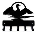 Loon Spreading Wings - Key Rack - The Metal Peddler Key Rack bird, key rack, loon, waterfowl, wildlife