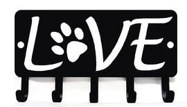 Love Paw (Dogs) #1 - Key Rack - The Metal Peddler Key Rack Any Breed, Dog, key rack