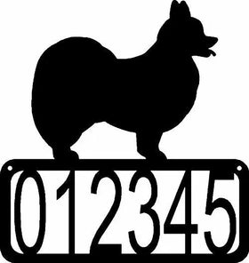 Papillon Dog House Address Sign - The Metal Peddler Address Signs address sign, breed, Dog, House sign, Papillon, Personalized Signs, personalizetext, porch