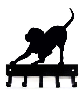 Playful Dog Key Rack/ Leash Hanger - The Metal Peddler Key Rack breed, Dog, key rack, leash hanger