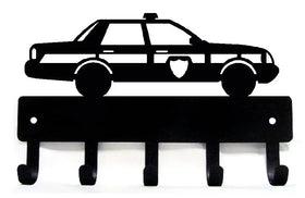Police Car/ Cruiser Key Rack - The Metal Peddler Key Rack 911, auto, automobile, EMT, key rack, occupations, trades, transportation, vehicles