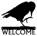 Crow/ Raven Bird Welcome Sign - The Metal Peddler Welcome Signs bird, crow, porch, raven, Welcome sign