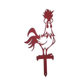 Chickens Yard & Garden Stakes flower beds and yard art - The Metal Peddler Garden Stakes Chicken, chickens, dad garden, funny, garden, ground stake, outdoor life, whimsical