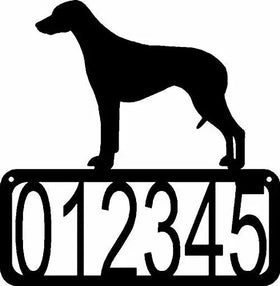 Rhodesian Ridgeback Dog House Address Sign - The Metal Peddler Address Signs address sign, breed, Dog, House sign, Personalized Signs, personalizetext, porch, Rhodesian Ridgeback