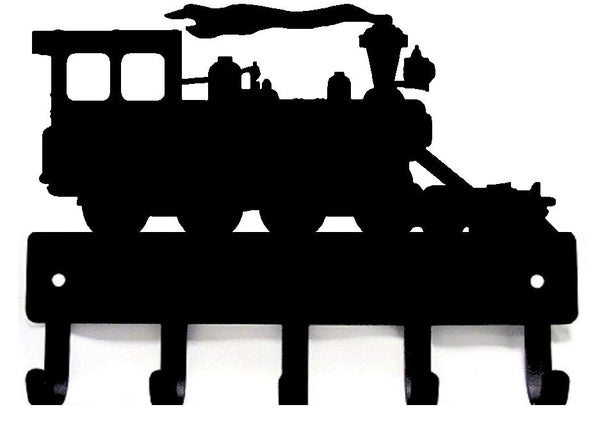 Steam Train Key Rack - The Metal Peddler Key Rack auto, automobile, key rack, transportation, vehicles