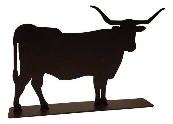Longhorn Steer Table Centerpiece or Shelf Sitter - The Metal Peddler Decor centerpiece, cow, decorative, farm, steer