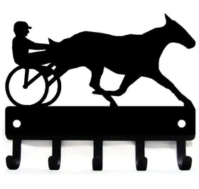 Sulky Racer- Key Rack & Lead Holder - The Metal Peddler Key Rack horse, key rack, sport, sport hooks, sporthooks, sports
