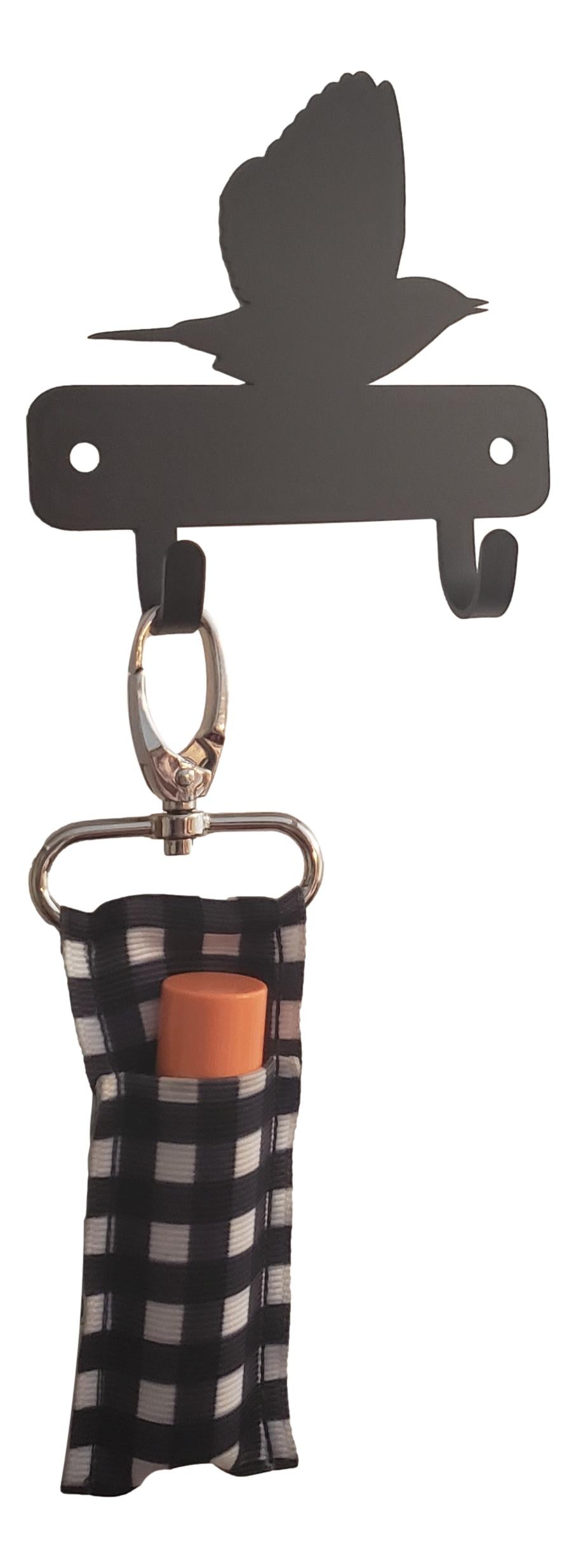 Swallow Mini Key Rack with 2 hooks - The Metal Peddler Key Rack key rack, mini kr, not-dog, wildlife