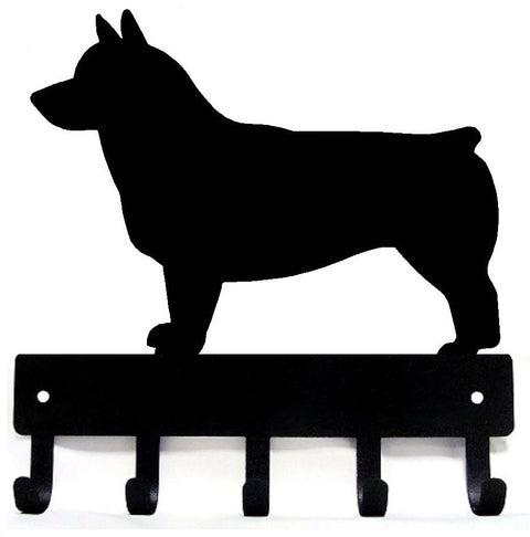 Swedish Vallhund Dog Key Rack/ Leash Hanger - The Metal Peddler Key Rack breed, Breed S, Dog, key rack, leash hanger, Swedish Vallhund
