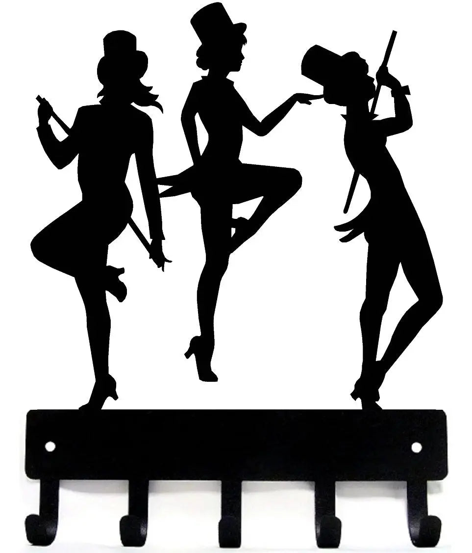 Dance Key Rack Tap DanceTrio Key Rack | The Metal Peddler