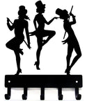 Tap Dance Trio Key Rack - The Metal Peddler Key Rack dance, key rack, medal hanger, sporthooks