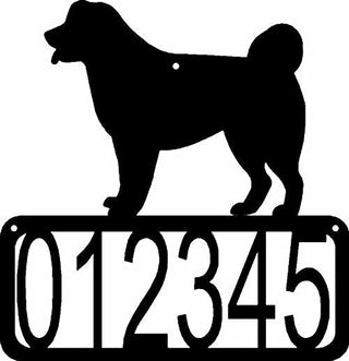 Tibetan Mastiff Dog House Address Sign - The Metal Peddler Address Signs address sign, breed, Dog, House sign, Personalized Signs, personalizetext, porch, Tibetan Mastiff