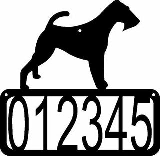 Welsh Terrier Dog House Address Sign - The Metal Peddler Address Signs address sign, breed, Dog, House sign, Personalized Signs, personalizetext, porch, Welsh Terrier